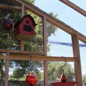 SBBG, Spring Plant Sale 2011, birds nesting in the Garden Growers Nursery bird house