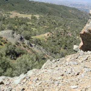 Santa Barbara jewelflower habitat, serpentine outcrop, Figueroa Mountain, 2011