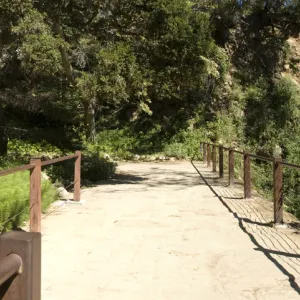 top of Mission Dam, SBBG, 2 years after the Jesusita Fire