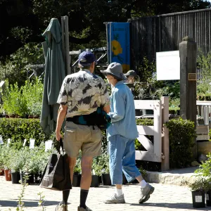 visitors at the Garden Growers Nursery, Fall Plant Sale, SBBG Community Free Day, October 16 2011
