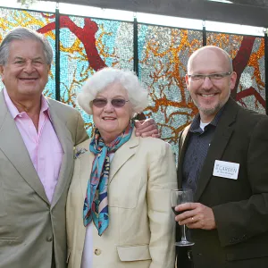 stained glass art exhibit, Rose and Nightingale concert in the Garden event