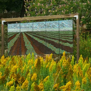stained glass art exhibit, Rose and Nightingale concert in the Garden event