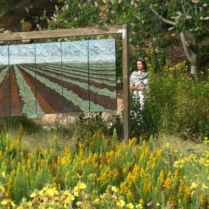 stained glass art exhibit, Rose and Nightingale concert in the Garden event