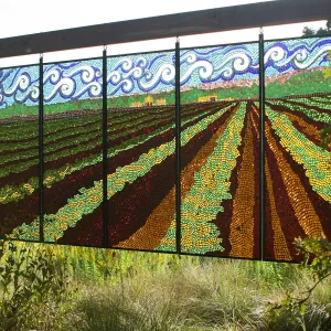 stained glass art exhibit, Rose and Nightingale concert in the Garden event