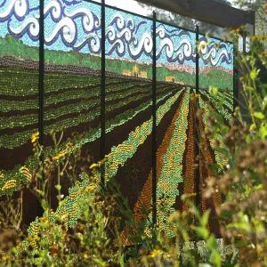 stained glass art exhibit, Rose and Nightingale concert in the Garden event