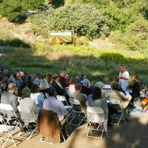 musicians, Rose and Nightingale concert in the Garden event
