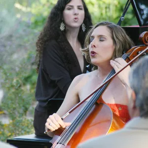 musicians, Rose and Nightingale concert in the Garden event