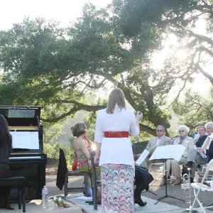 musicians, Rose and Nightingale concert in the Garden event