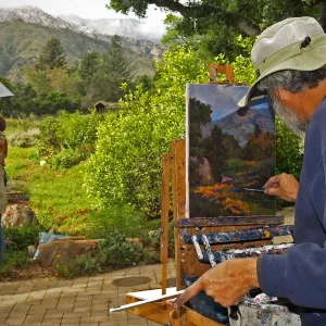 Painters in the Garden, Third place winner in Garden Panorama category, SBBG Photo Contest 2012