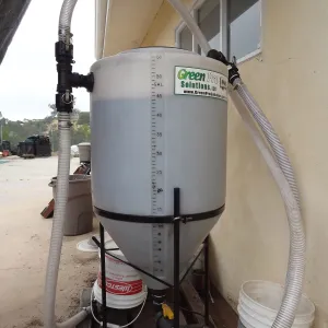Compost Tea brewing at the Hort Unit