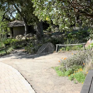 Meadow,Main path, southwest, looking towards kiosk