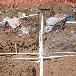 Irrigation installation, Meadow Lawn 2008