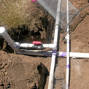 Irrigation installation, Meadow Lawn 2008