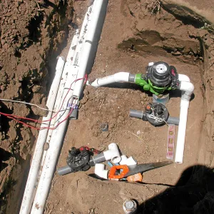 Irrigation installation, Meadow Lawn 2008