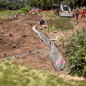 Irrigation installation, Meadow Lawn 2008