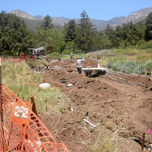 Irrigation installation, Meadow Lawn 2008