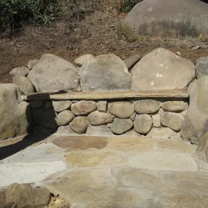 Overeem bench in the old Island Section in the Canyon