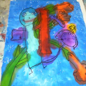 Children’s Native Plant Alphabet Mural Workshop with Art Teacher Laura Denny