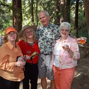 Santa Barbara Beer Garden Event, Frank Stapelmann, Judy Stapelmann 