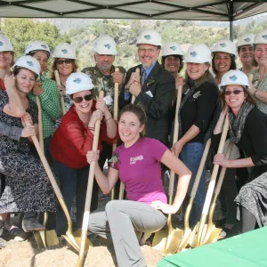 SBBG Staff at the Golden Shovel Event, John C. Pritzlaff Conservation Center