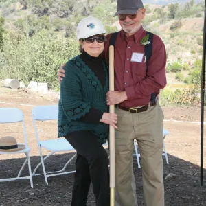 SBBG Golden Shovel Event, John C. Pritzlaff Conservation Center, Dieter Wilken and Elizabeth Painter