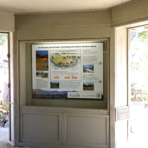 Meadow Revival Project - Interpretive Sign Installed in Information Kiosk