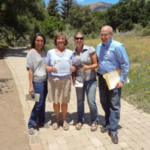 Unsung Hero Award, Elena Riskind, Heather Wehnau, Kathy Casteneda, Steve Windhager, Volunteer Appreciation 2014, SBBG