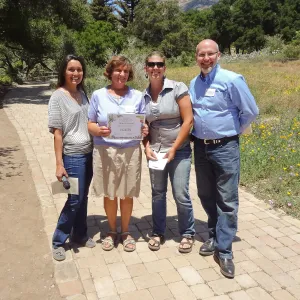 Unsung Hero Award, Elena Riskind, Heather Wehnau, Kathy Casteneda, Steve Windhager, Volunteer Appreciation 2014, SBBG