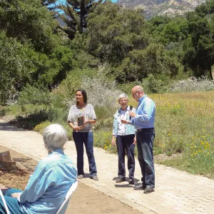 Volunteer of the Year Award, Betsy Thies, Steve Windhager, Kathy Casteneda, Volunteer Appreciation 2014, SBBG