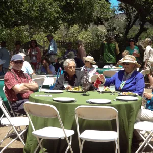 Dieter Wilken, Bob Haller, Nancy Vivrette, Andrea Adams-Morden, Volunteer Appreciation 2014, SBBG