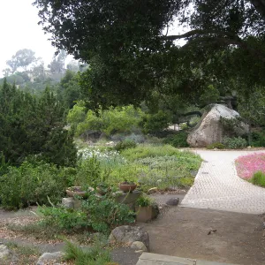 View from historic entry steps to the Blaksley Boulder