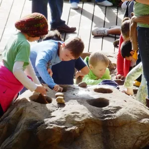 3rd graders from Hope School, Chumash Uses of Native Plants Tour