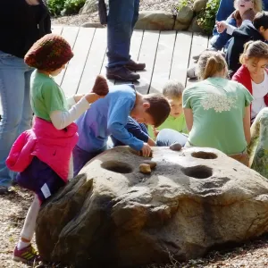 3rd graders from Hope School, Chumash Uses of Native Plants Tour