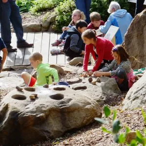 3rd graders from Hope School, Chumash Uses of Native Plants Tour