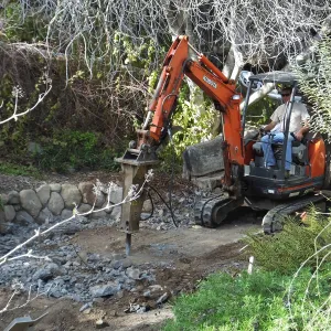 Sewer line installation work by Specialty Plumbing in Arroyo Section