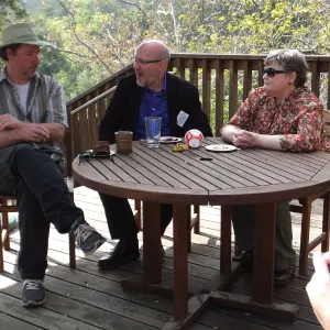 Staff farewell party for Tricia Wardlaw