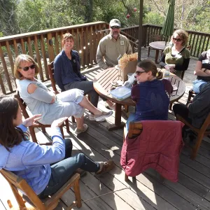 Staff farewell party for Tricia Wardlaw