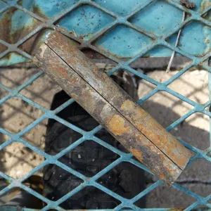 Burst water pipe in Courtyard