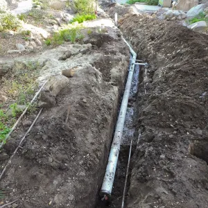 Arroyo Sewer Line Construction