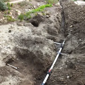 Arroyo Sewer Line Construction