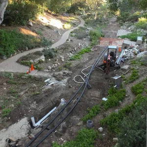 Arroyo Sewer Line Construction