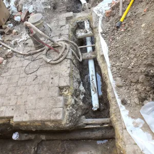 Arroyo Sewer Line Construction