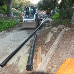 Arroyo Sewer Line Construction