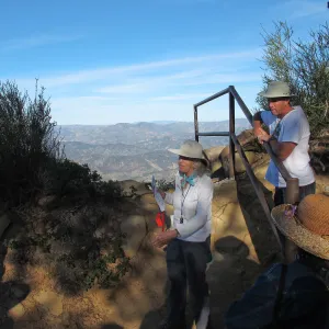 La Cumbre Peak: Sunset on the Sandstone day trip , Susie Bartz shares details about the geology of the Santa Ynez mountains