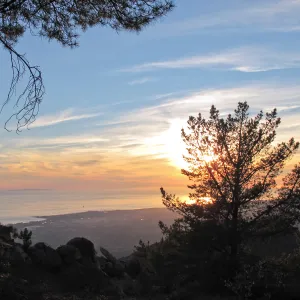La Cumbre Peak: Sunset on the Sandstone day trip , Sunset from La Cumbre Peak