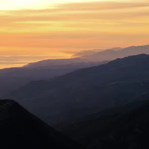 La Cumbre Peak: Sunset on the Sandstone day trip , Sunset from La Cumbre Peak 