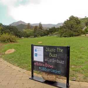 2015 Santa Barbara Beer Garden Event, Sign