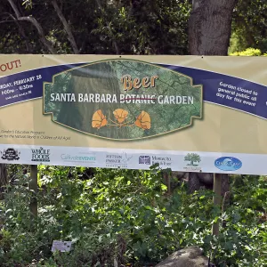 2015 Santa Barbara Beer Garden Event, Sign