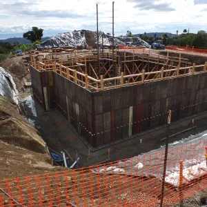 Pritzlaff Conservation Center Construction, exterior looking southwest