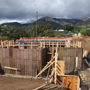 Pritzlaff Conservation Center Construction, south wall